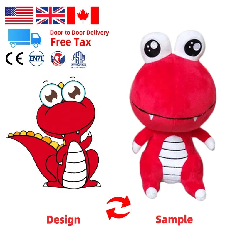 Low MOQ Stuffed Animal Toys Soft Stuffed Plush Custom Plush Toy Manufacturer