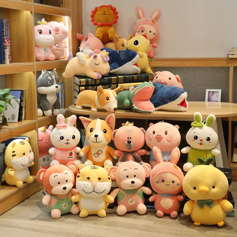 13-21inch 35-55cm Wholesale Plush Large Size Doll Animal Doll Activity Gift Cartoon Doll Bulk Stuffed Plush Toy