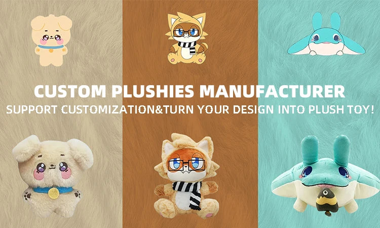 Low MOQ Stuffed Animal Toys Soft Stuffed Plush Custom Plush Toy Manufacturer