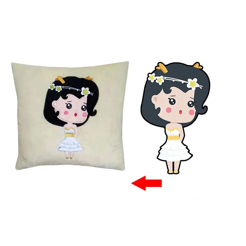 Factory Wholesale Customized Plush Dolls Low MOQ Self-made Cartoon Character Plush Toys