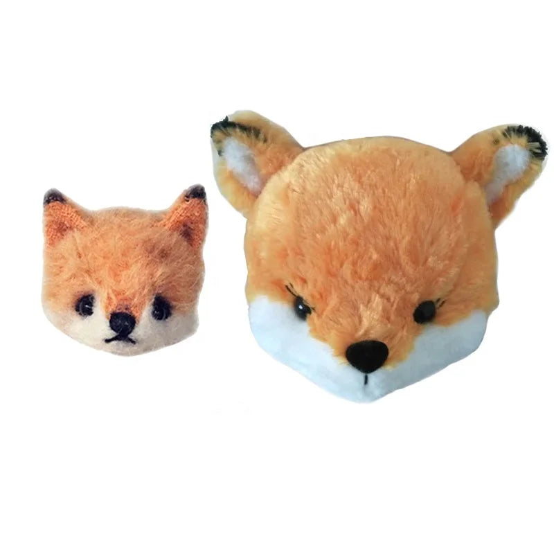 Customized Packaging Box OEM Custom Soft Plush Toy Stuffed Animal Fox