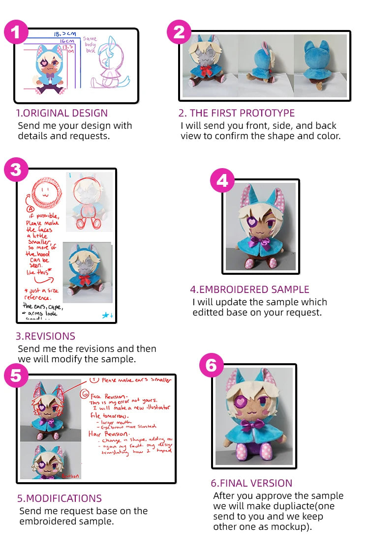 High Quality Custom Plush Manufacturers Plush Toy Custom Design  Plushie Keychain Custom