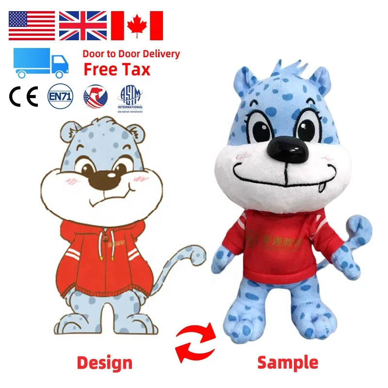 Low MOQ Stuffed Animal Toys Soft Stuffed Plush Custom Plush Toy Manufacturer