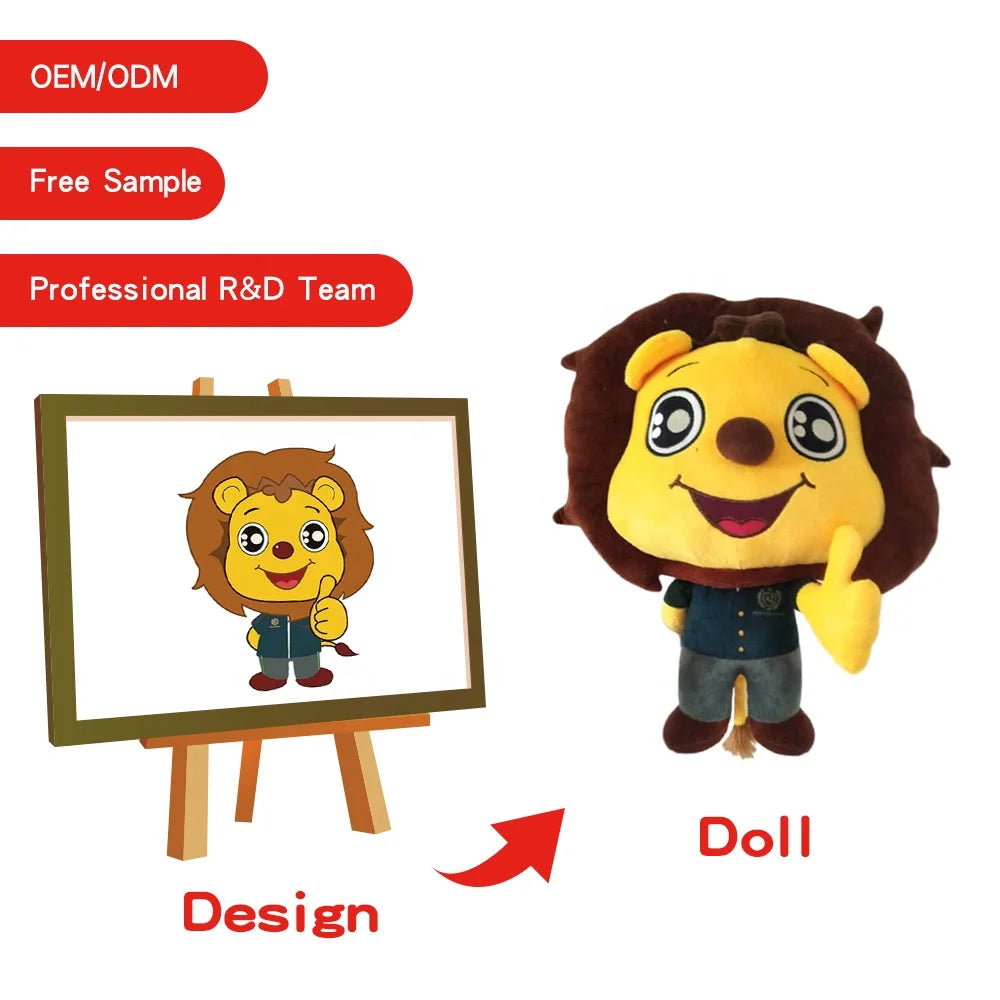 Manufacturer Factory Iso9001 Audit Custom OEM Stuffed Plush Toys Custom Toy Colorful Custom Made Soft Toy